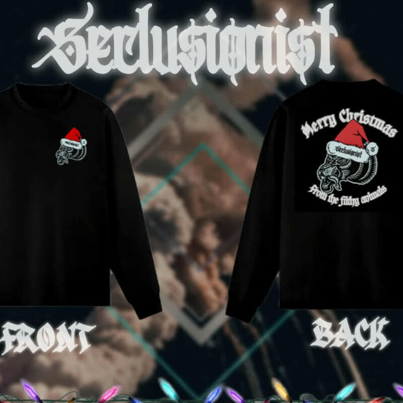 Merry Christmas Max Heavyweight Long Sleeve T-Shirt Thumbnail